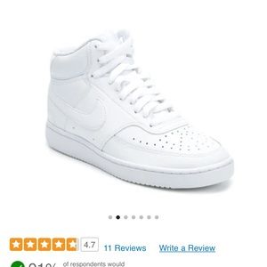 Nike Air Force one high tops size 8. Like new.